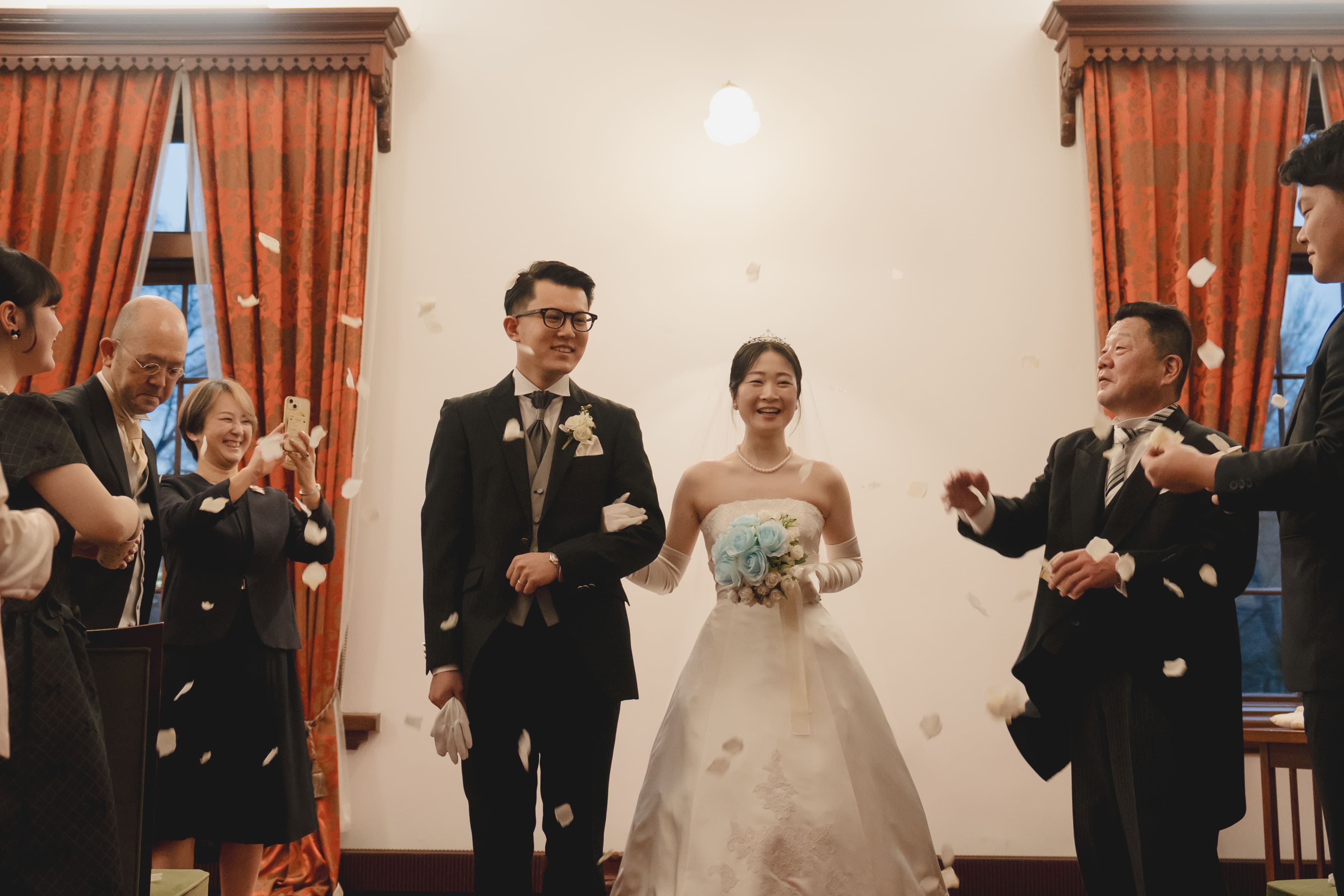豊平館で挙げられたお客様の結婚式写真